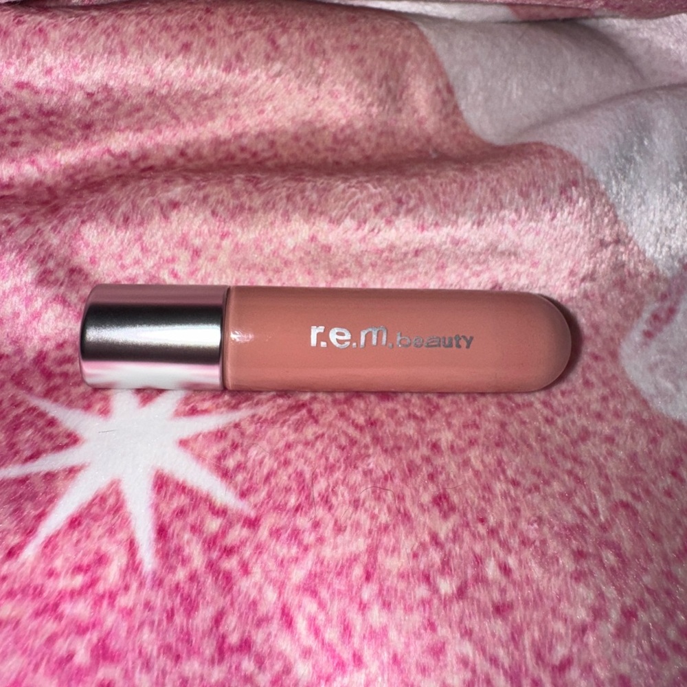 SOLD r.e.m. beauty on your collar plumping lip gloss - pink razor